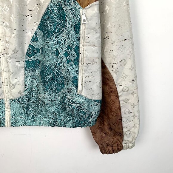 Louis Vuitton Multicolor Monogram Windbreaker Jacket With Hood - Picture 4 of 8